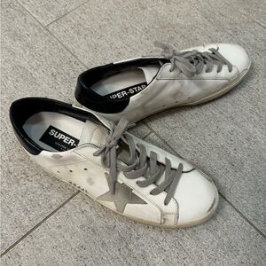 Grey and black Golden Goose sneakers - worn once